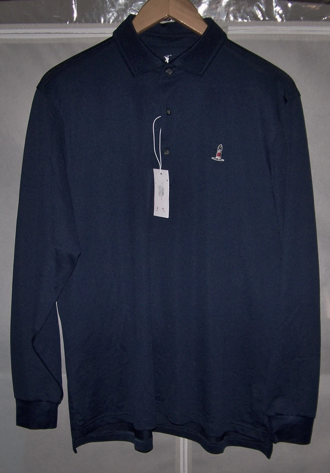 NEW FAIRWAY & GREENE Poly Long Sleeve Polo Shirt SANKATY HEAD GOLF CLUB XL Navy
Opens in a new windo
