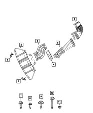 Genuine Mopar Skid Plate Bracket Left 6862098...