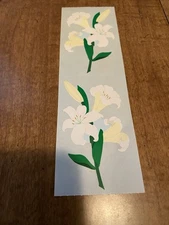 Mrs. Grossman's Stickers WHITE LILY 1997