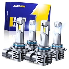 9005/HB3 9006/HB4 LED Bulbs Combo, 80000LM 900 Ultra-Bright, 6500K 9005 9006