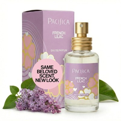 Pacifica French Lilac Spray Perfume   Clean Vegan Floral Fragrance for...