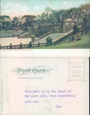 Terrazas Central Park Nueva York Souvenir Postal Co Lugares Famosos Paisajes