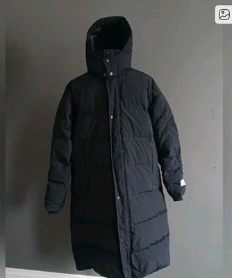 Jordan Flight Down Hooded Long, Parka Puffer Coat Jacket Black Size L, LOOSE FIT
