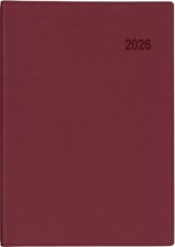 Hakubunkan 2026 B6 Monthly Sd-10 Index Planner, Red, No. 783 Starts December 2 