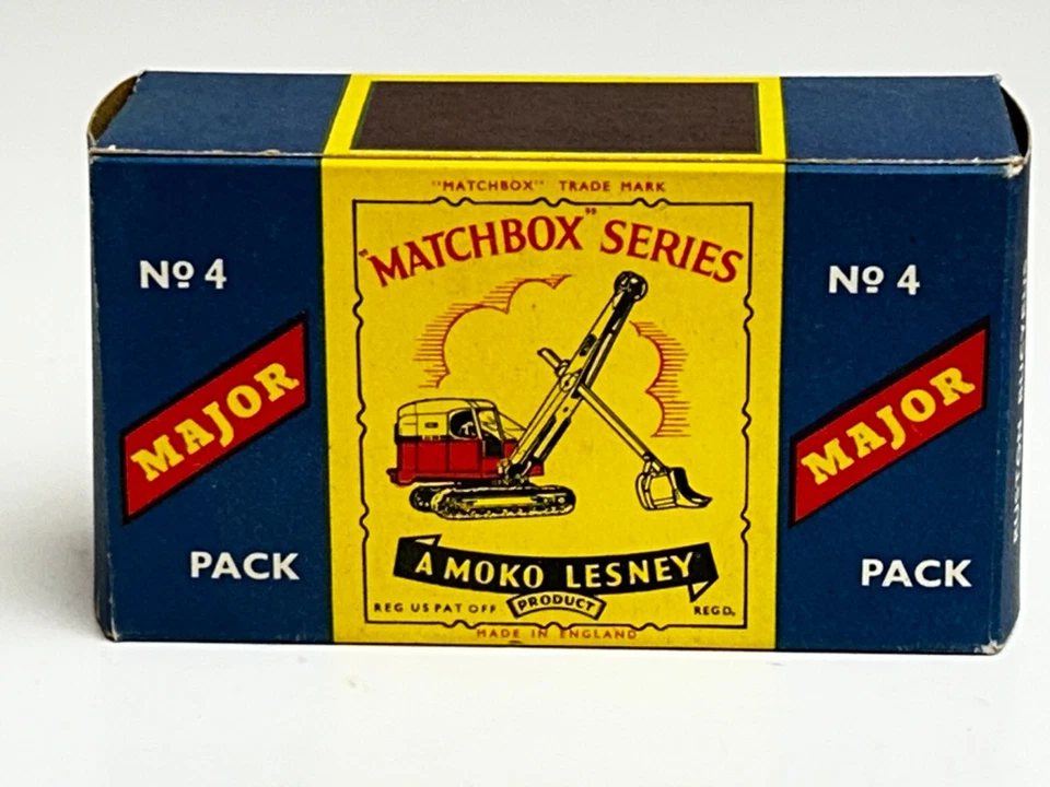 Matchbox Major Pack No. 4 Rushton Bucyrus Excavator with Orignal Box - Image 3 of 4