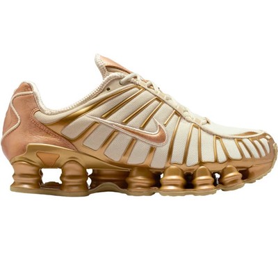 Size 9.5 - Nike Shox TL Coconut Milk/Metallic Gold/Celestial Gold