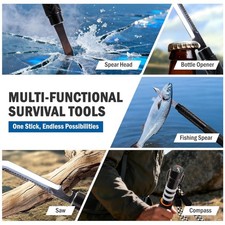 Aluminum Tactical Walking Stick for Men