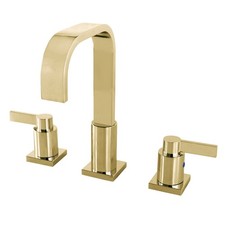 Kingston Brass FSC896.NDL NuvoFusion 1.2 GPM Widespread Bathroom - Brass