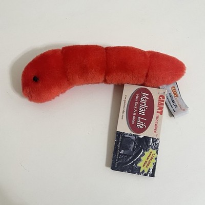 Vintage Giant Microbes Martian Life Mars Rock ALH 84001 Worm Plush 2003 w/ TAG