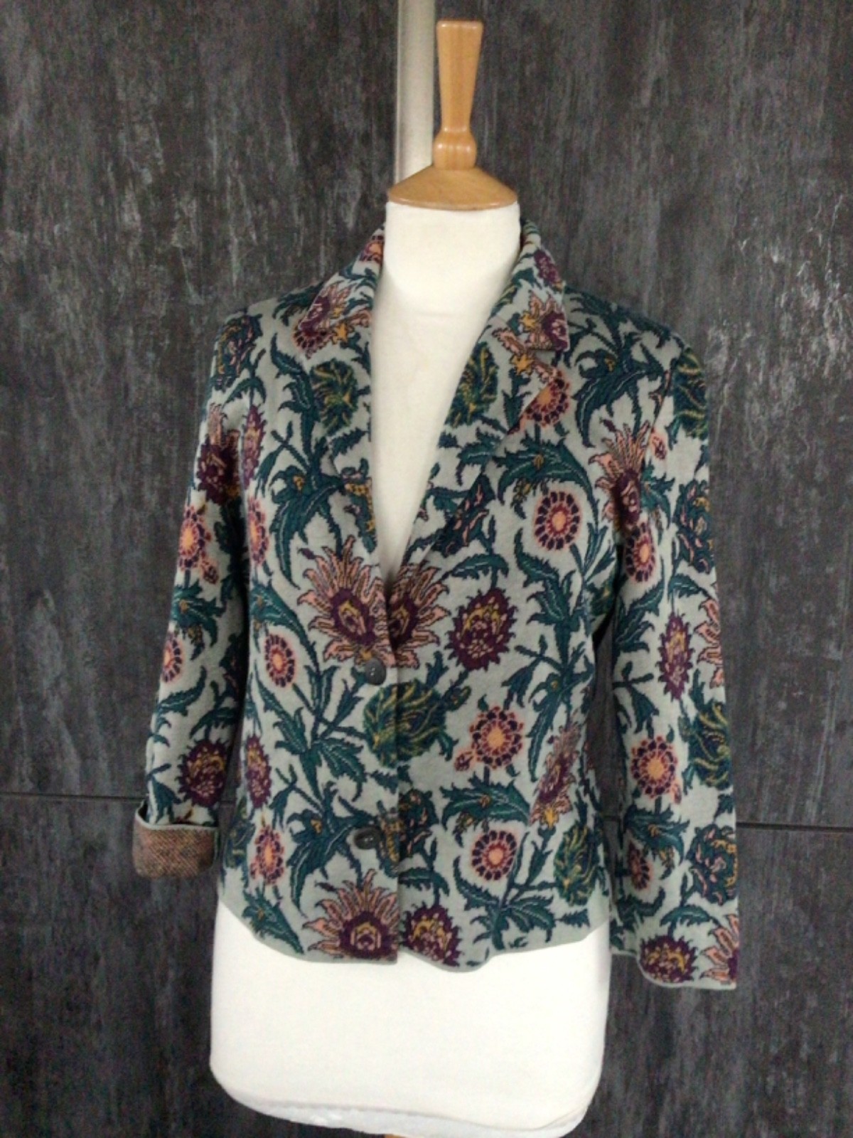 PERUVIAN CONNECTION JACKET SIZE MEDIUM, PIMA COTT… - image 1