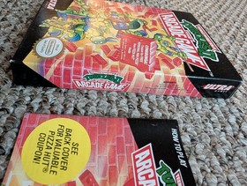 TMNT NES Ninja Turtles II 2 Nintendo 1990 Pizza Hut Authentic Box Manual NO GAME