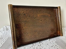 Vintage Japanese Lacquer Serving Tray - 46cm x 29cm