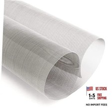 1Pack 400 Mesh 304 Stainless Steel Woven Wire Mesh, Never Rust, Hard and Heat