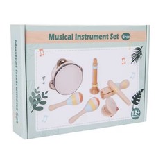 Montessori Wooden Musical Instruments Set for Toddlers  8-Piece Baby Toys