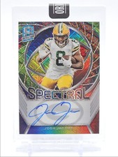JOSH JACOBS 2024 SPECTRA SPECTRAL AUTOGRAPH META PRIZM AUTO /25 Q6638