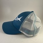 YETI Tarpon Fish Light Blue Teal Trucker Hat Cap Mesh Snapback Perfect Condition — photo 2