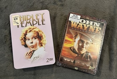 Timeless Media Shirley Temple 2-Disc DVD Tin + John Wayne Collection
