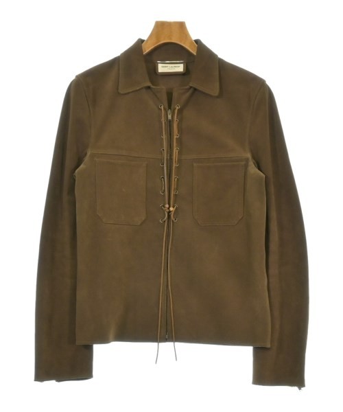 Saint Laurent Paris Blouson Uomo Marrone 46M U Abbigliamento