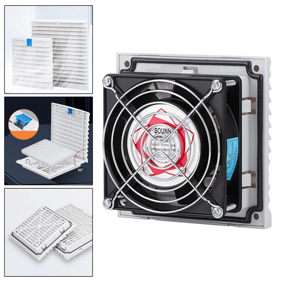 Schranklüfter 220 V Schranklüfter Einfache Montage Axial Muffin - Bild 2 von 4