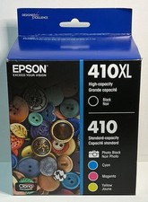 Epson 410XL Black Genuine Ink Cartridge  410 Photo Black, Cyan, Magenta, Yellow