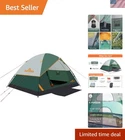 Spacious 4-Person Waterproof Dome Tent – Lightweight & Easy Setup for Camping