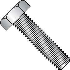 Hex Tap Bolt - 1/4-20 x 1-1/2" - Grade A - Carbon Steel - Zinc CR+3 Pkg of 100
