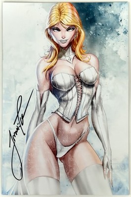 White Widow #7 - Emma Frost / X-Men Variant Signed by Jamie Tyndall w/COA