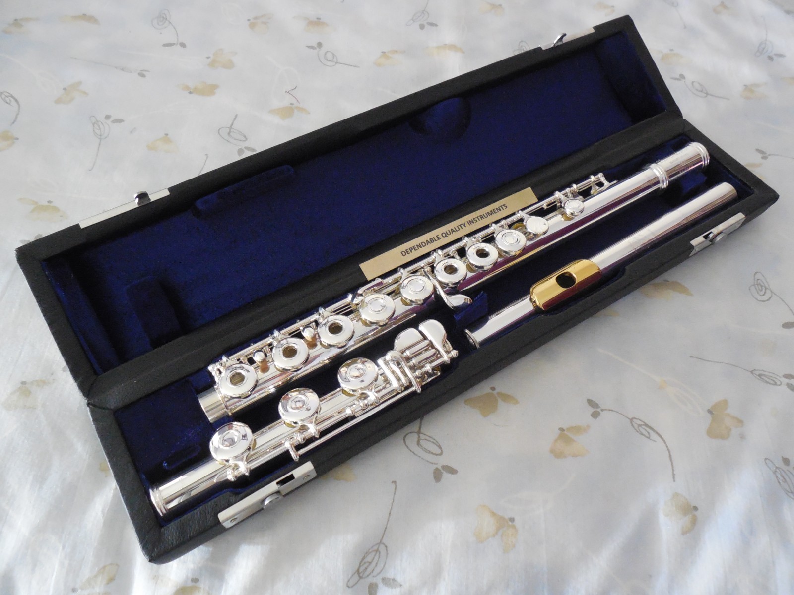 Gemeinhardt 3SB Overhauled Solid Silver Open Hole B Foot Flute Ready to Play