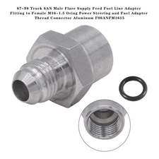 6AN Male Flare Supply Feed Fuel Line Adapter Fitting to Female M16-1.5 US