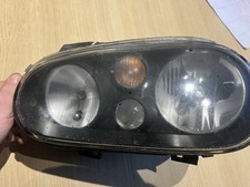 Vw Golf Mk 4 Black Headlamp Untested Passenger