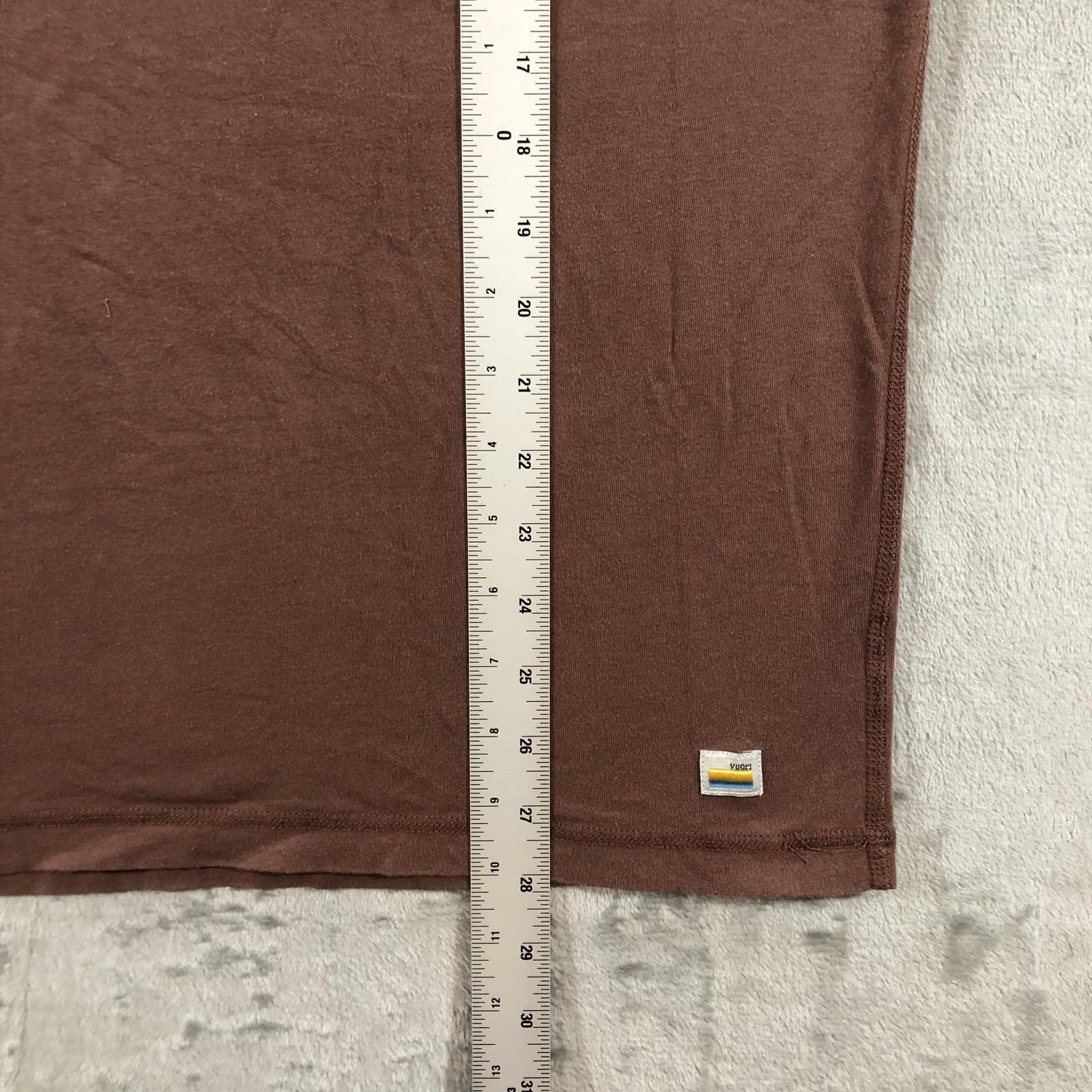 Vuori Shirt Mens Large Brown Solid Basic Tee Insp… - image 6