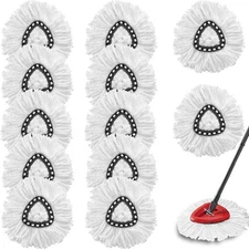 1-5xReplacement Microfiber Mop HEAD For O-Cedar Spin Mop Easy Clean Wring Refill