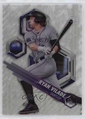 2018 Bowman High Tek Prospects Pattern 2 Diagonal Lines Ryan Vilade #PHT-RV he0