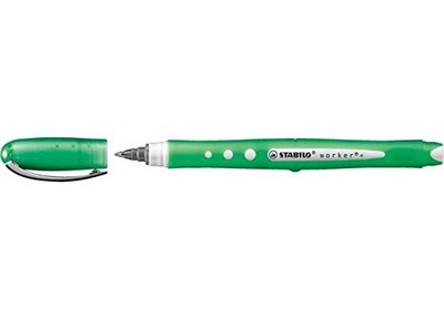 Stabilo Worker Colorful 'Pack of 5 100% Liquid Ink 0.5 mm Line Green Grip