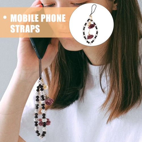 Kristallblumenanhänger Handy -Lanyard -Gurt Telefon Armband Riemen - Zdjęcie 12 z 12