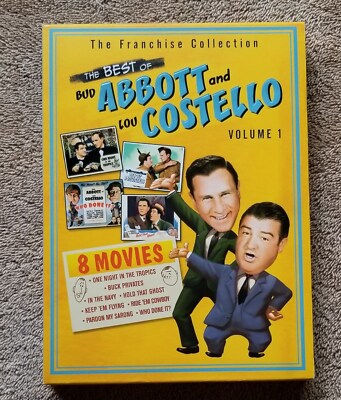The Best of Abbott and Costello Volume 1 8-Movie DVD Set VG++
