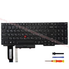 Russian Backlit Laptop Keyboard for Lenovo Thinkpad E15 Gen2 E15 Gen3 E15 Gen4