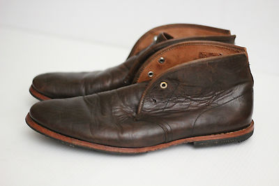 Timberland Mens 12 Wodehouse Lost History Chukka Boots Burnished Dark Brown Timberland Boot Co  main image 2