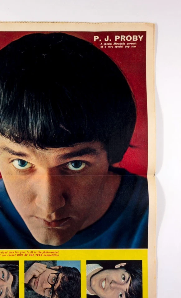 Rolling Stones PJ PROBY Phil Spector MIRABELLE magazine 1964 December BEATLES - Image 3 of 3