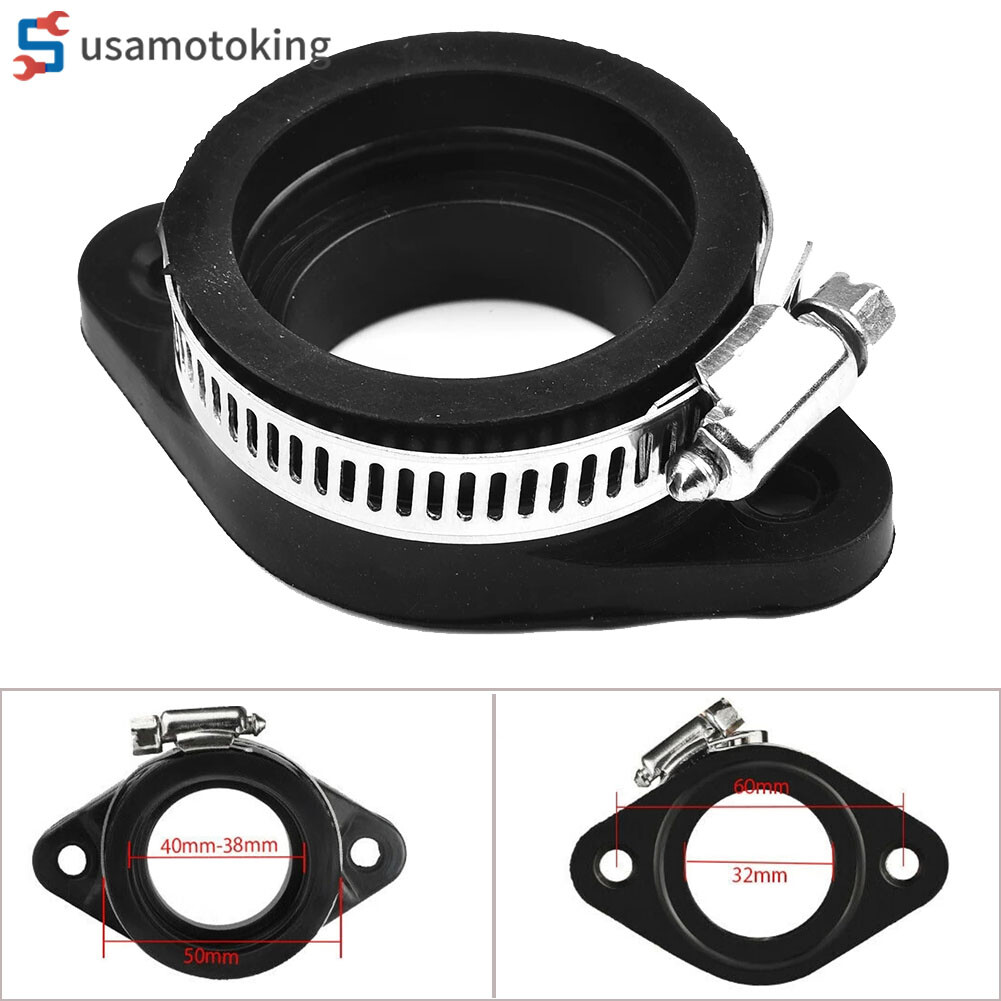 Universal Flange Adapter Carb Manifold Intake Fits PWK 32/34mm