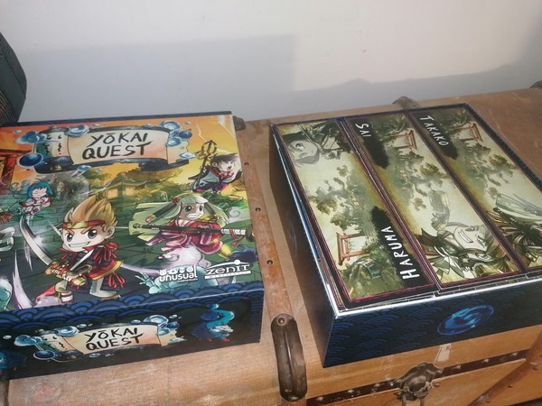 Yokai Quest Juego de Mesa Kickstarter de Zenit Miniatures en Castellano