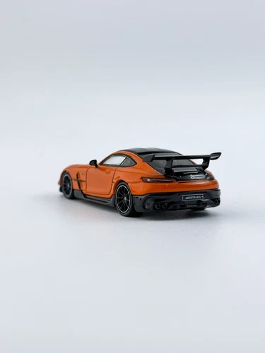 Tarmac Works 1:64 Model Car AMG GT Black Series Alloy Sport Vehicle -Orange - Picture 6 of 7