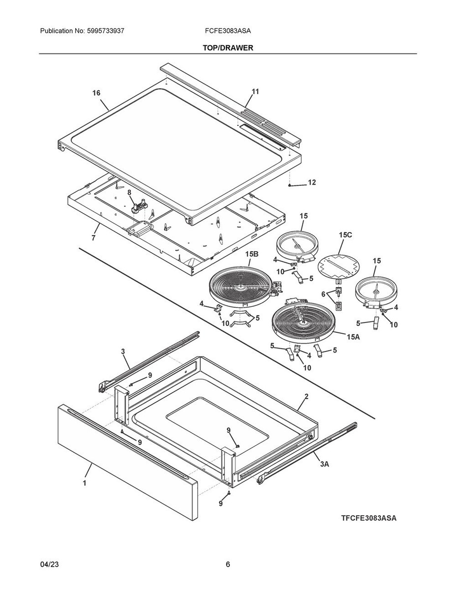 NEW OEM Frigidaire Range SMMOTHTOP SKU: 5304528230 | eBay