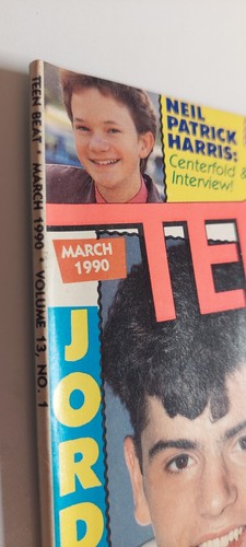 Teen Beat Magazine March 1990 New Kids Block Debbie Gibson Chad Allen Corey Haim - Picture 5 of 18