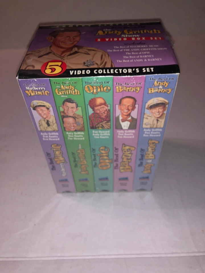 Энди Гриффит шоу 5 видео бокс-сет VHS совершенно новый запечатанный - Изображение 3 из 4