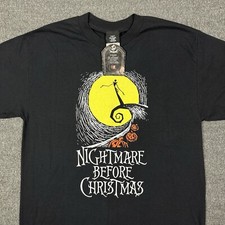 Vintage Nightmare Before Christmas T Shirt Large Jack Skellington Tim Burton NWT