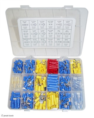 ELECTRICAL TERMINAL KIT, 360-PC SET   car audio wiring, electronic projects