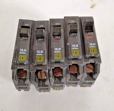 20-Amp Single Pole Circuit Breaker 120/240VAC Lot of 5