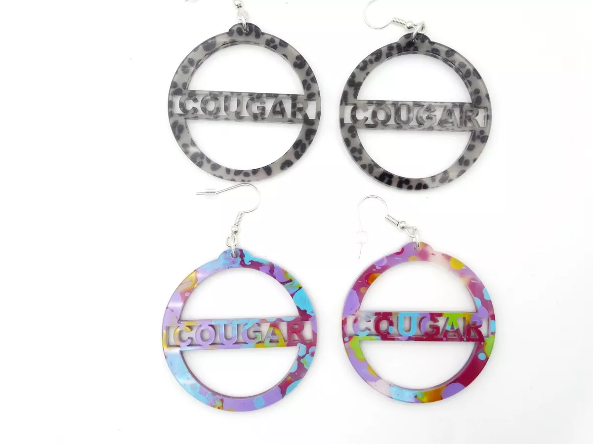 Cougar earrings / Hot wife /slut/cum/swinger/porn/anal/sex/bbc/spade/bbw/mmf  | eBay