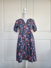 Loft Womens Dress Spring Floral Size XS